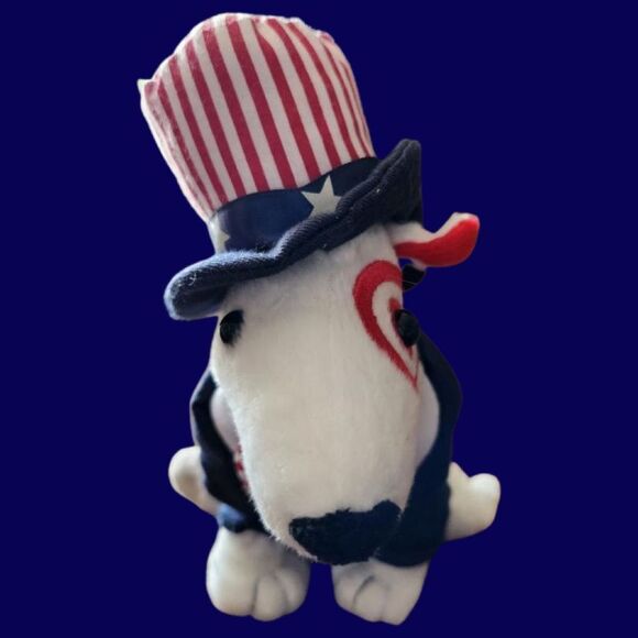Target Store Bullseye Uncle Sam Plush Hat Independence Day 4th of July - Picture 1 of 3